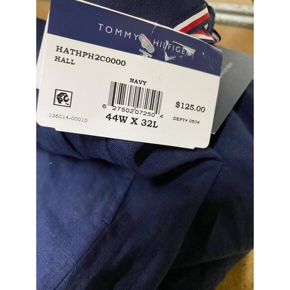 Tommy Hilfiger Mens Modern Fit Pure Linen Suit Pants Navy Size 44W x 32L NWT - Picture 4 of 5